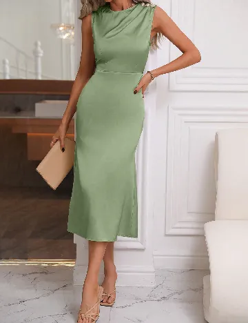 Rochie medie SHEIN, verde