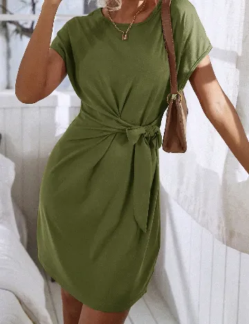 Rochie scurta SHEIN, verde