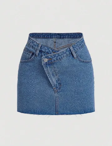 Fusta SHEIN, albastru