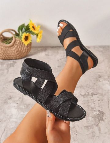 Sandale SHEIN, negru