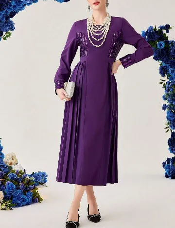 Rochie medie SHEIN, mov