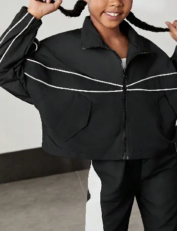 Jacheta Shein Kids, negru