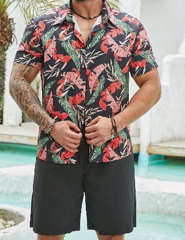 Compleu SHEIN Plus Size Men, mix culori