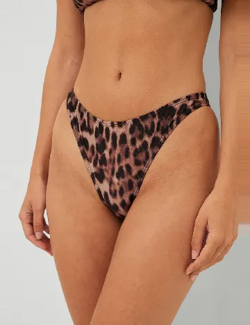 Chilot de  baie NA-KD, animal print
