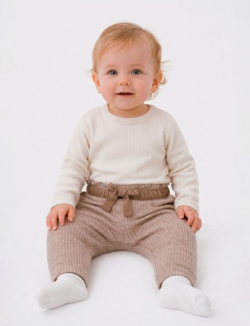 Pantaloni Zara, maro