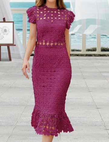 Rochie medie SHEIN, mov