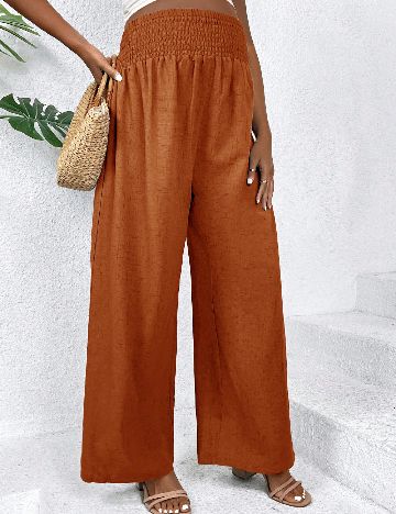 Lant pentru pantaloni SHEIN Maternity, caramiziu