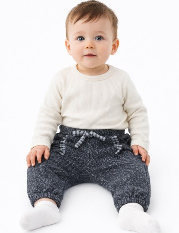 Pantaloni Zara, gri inchis