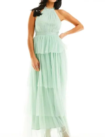 Rochie lunga Vila, verde