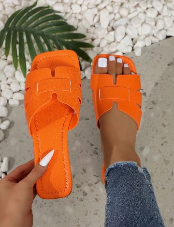 Slapi SHEIN, portocaliu