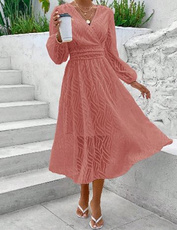 Rochie medie SHEIN, roz