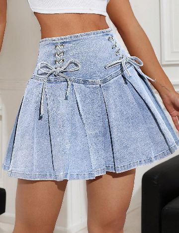 Fusta SHEIN, albastru