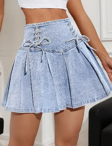 Fusta SHEIN, albastru