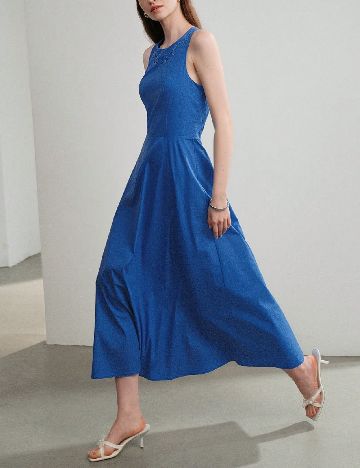 Rochie medie MOTF, albastru