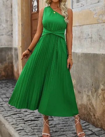 Rochie lunga SHEIN, verde