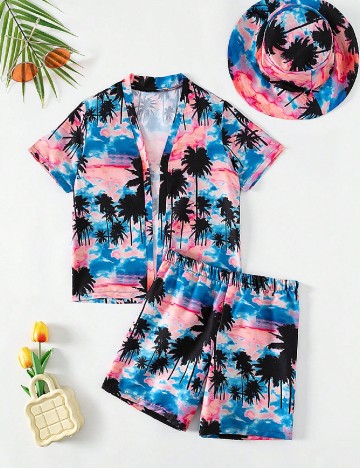 Compleu De Plaja Shein Kids, mix culori