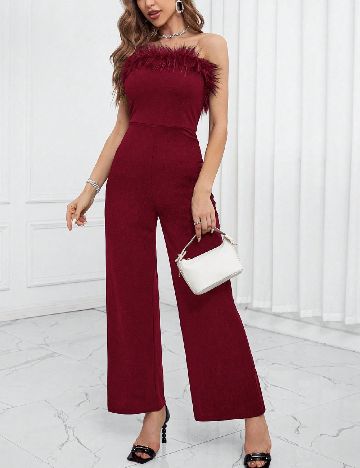 Salopeta SHEIN, visiniu