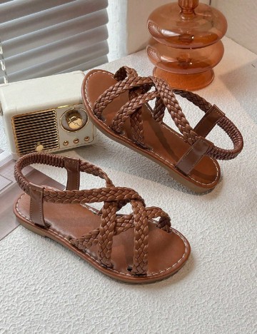 Sandale Shein Kids, maro