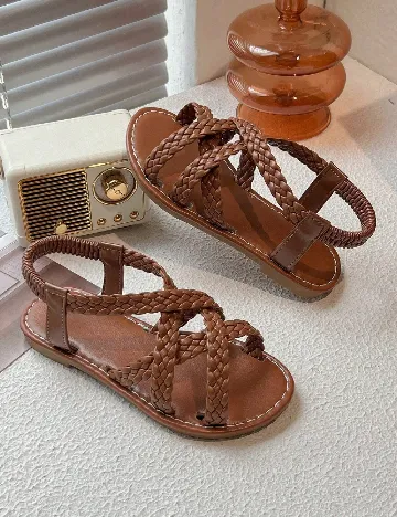 Sandale Shein Kids, maro