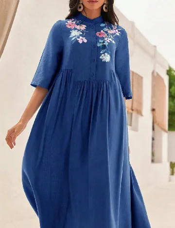 Rochie lunga SHEIN, albastru