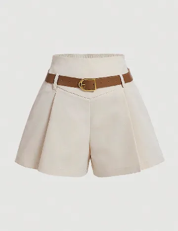 Pantaloni scurti SHEIN, bej