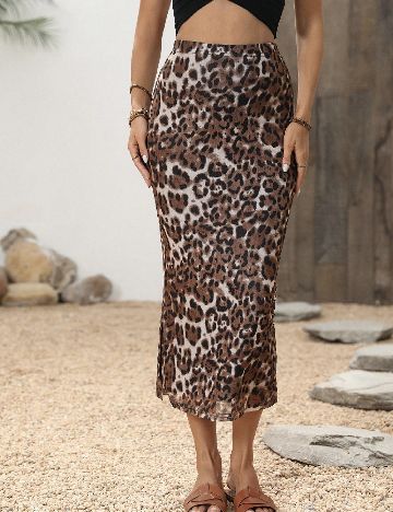 Fusta SHEIN, animal print