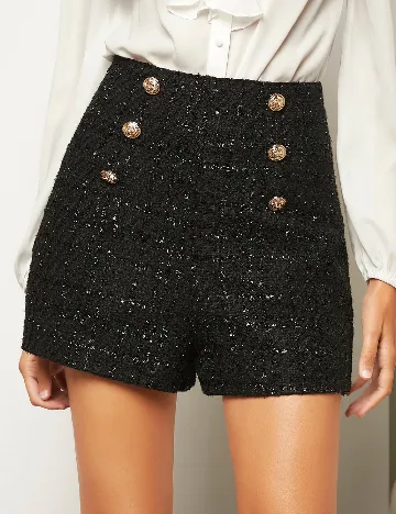 Pantaloni scurti SHEIN, negru