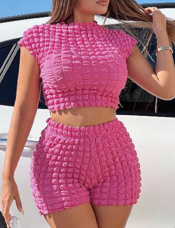 Compleu SHEIN CURVE, roz