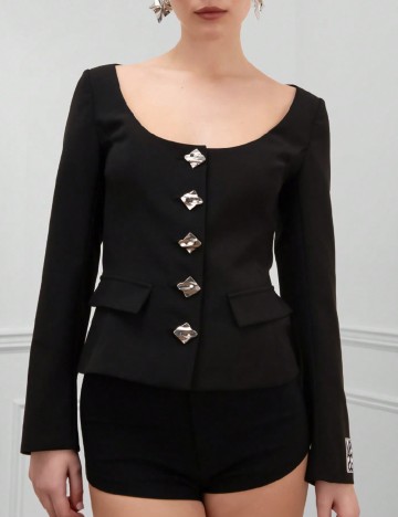 Sacou Missguided, negru