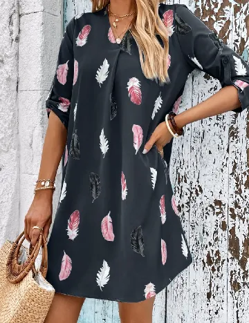 Rochie scurta SHEIN, gri