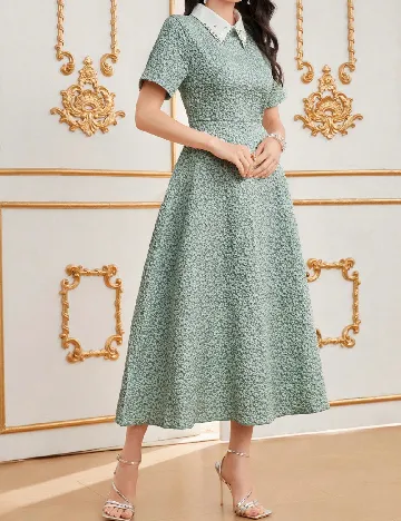 Rochie lunga SHEIN, verde