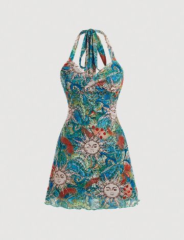 Rochie scurta SHEIN, mix culori