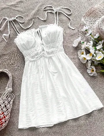 Rochie scurta SHEIN, alb