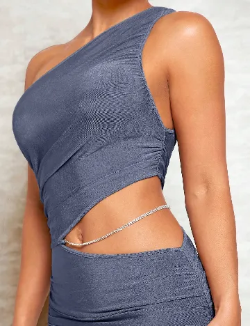 Rochie lunga SHEIN, albastru