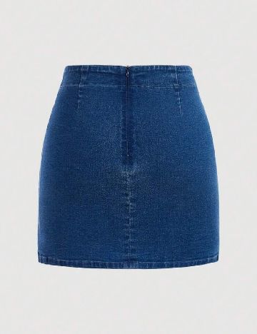 Fusta SHEIN, albastru