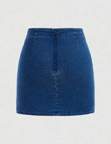 Fusta SHEIN, albastru