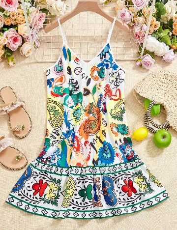 Rochie scurta SHEIN, mix culori