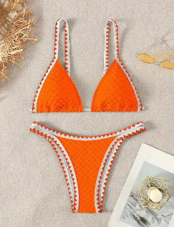 Costum de baie SHEIN, portocaliu