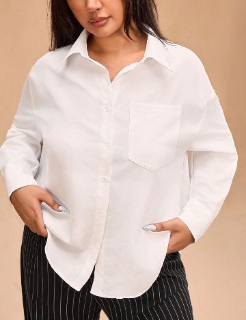 Camasa Forever 21 Curve, alb