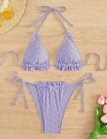 Costum de baie SHEIN, lila