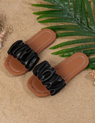 Slapi Shein Kids, negru