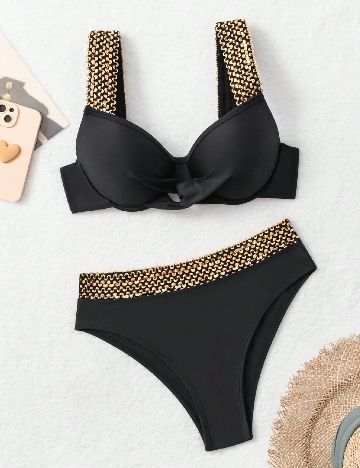 Costum de baie SHEIN, negru