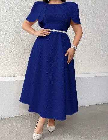 Rochie lunga SHEIN CURVE, albastru