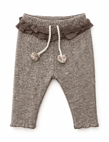 Pantaloni Zara, maro