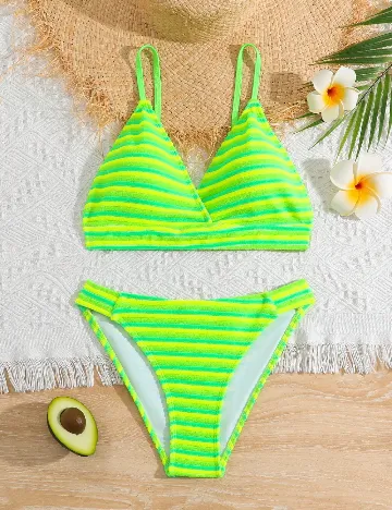 Costum de baie Shein Kids, verde