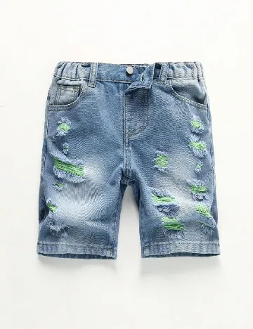 Pantaloni scurti Shein Kids, albastru