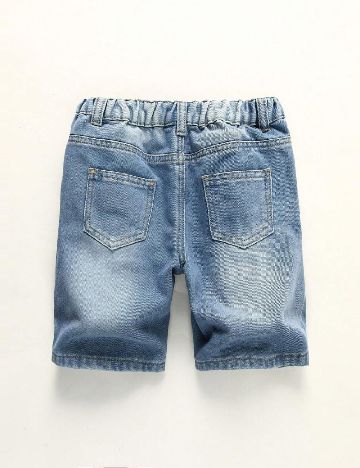 Pantaloni scurti Shein Kids, albastru