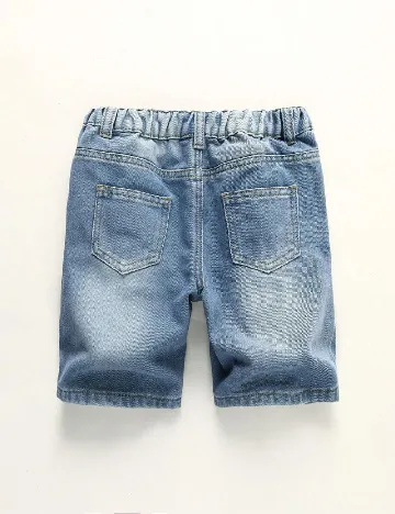 Pantaloni scurti Shein Kids, albastru