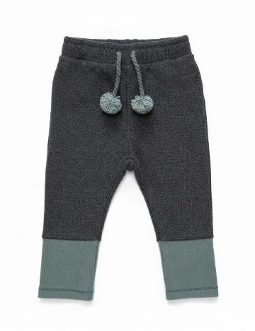 Pantaloni Zara, gri inchis