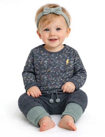 Pantaloni Zara, gri inchis